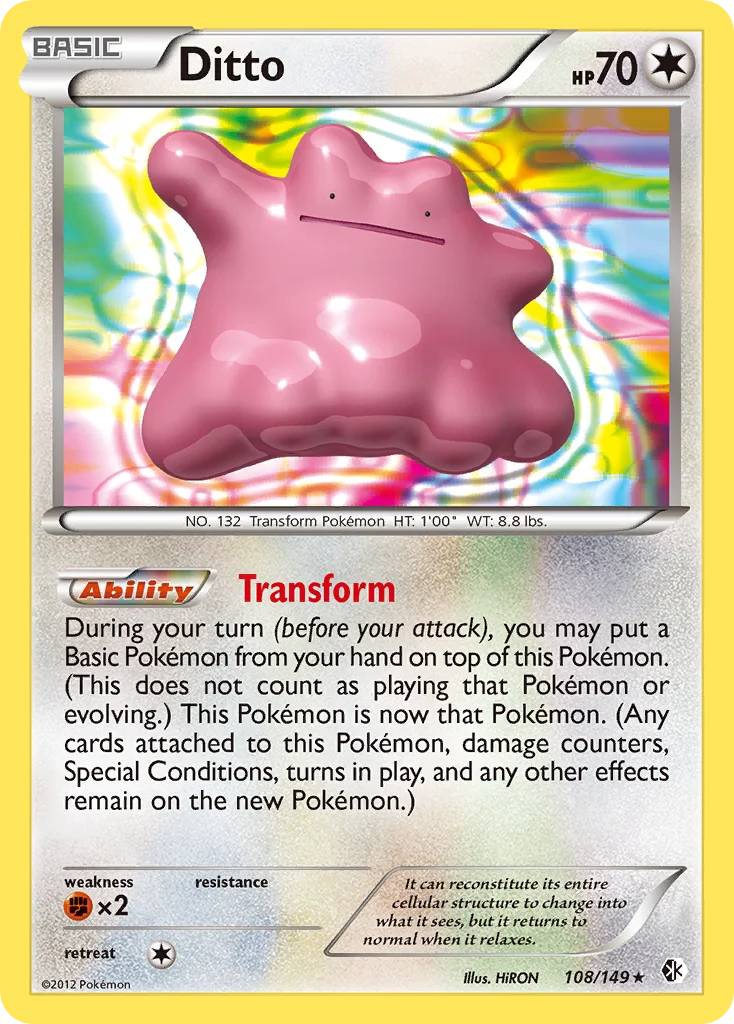 Ditto Pokemon card