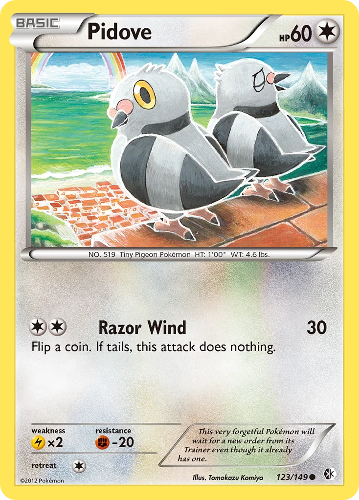 Pidove Pokemon card