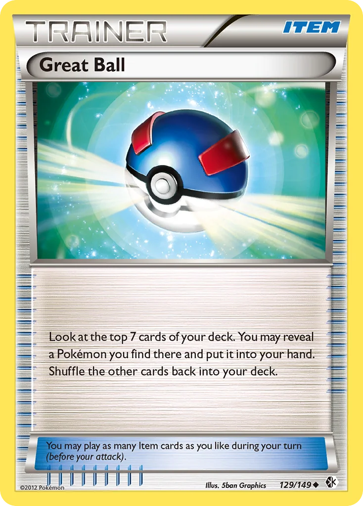 Great Ball Pokemon card