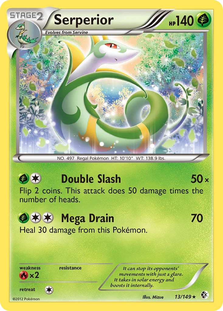 Serperior Pokemon card