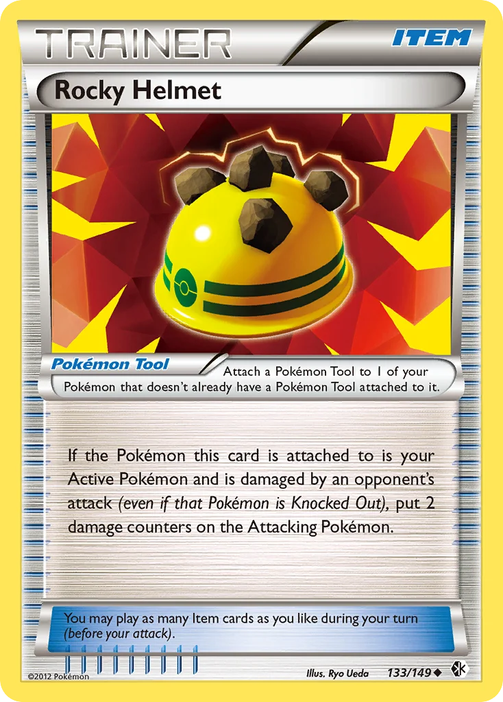 Rocky Helmet Pokemon card
