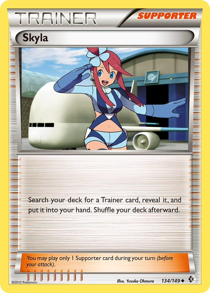 Skyla Pokemon card