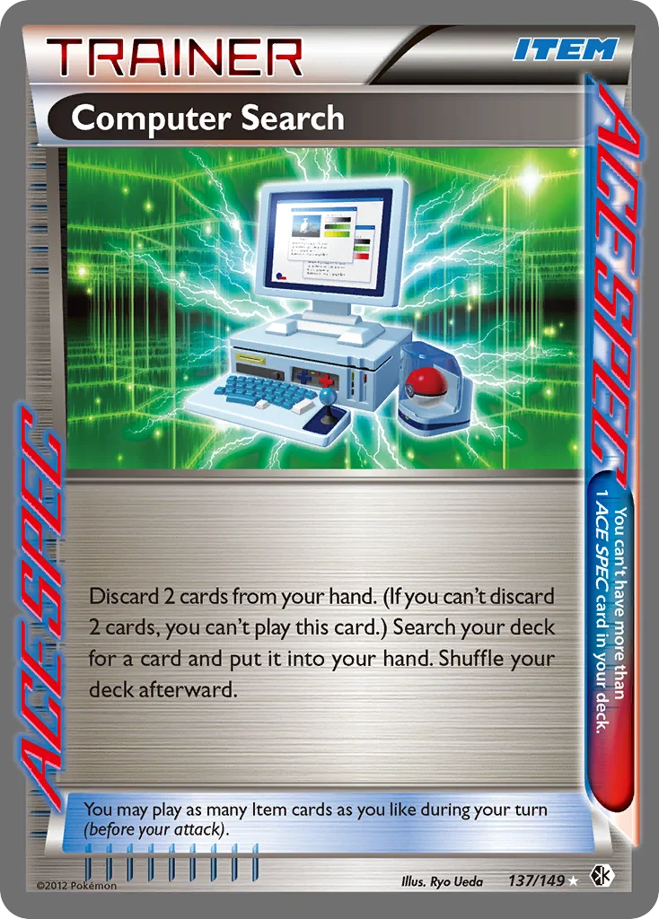 Computer Search Pokemon card