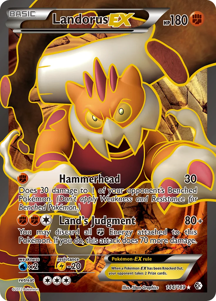 Landorus-EX Pokemon card