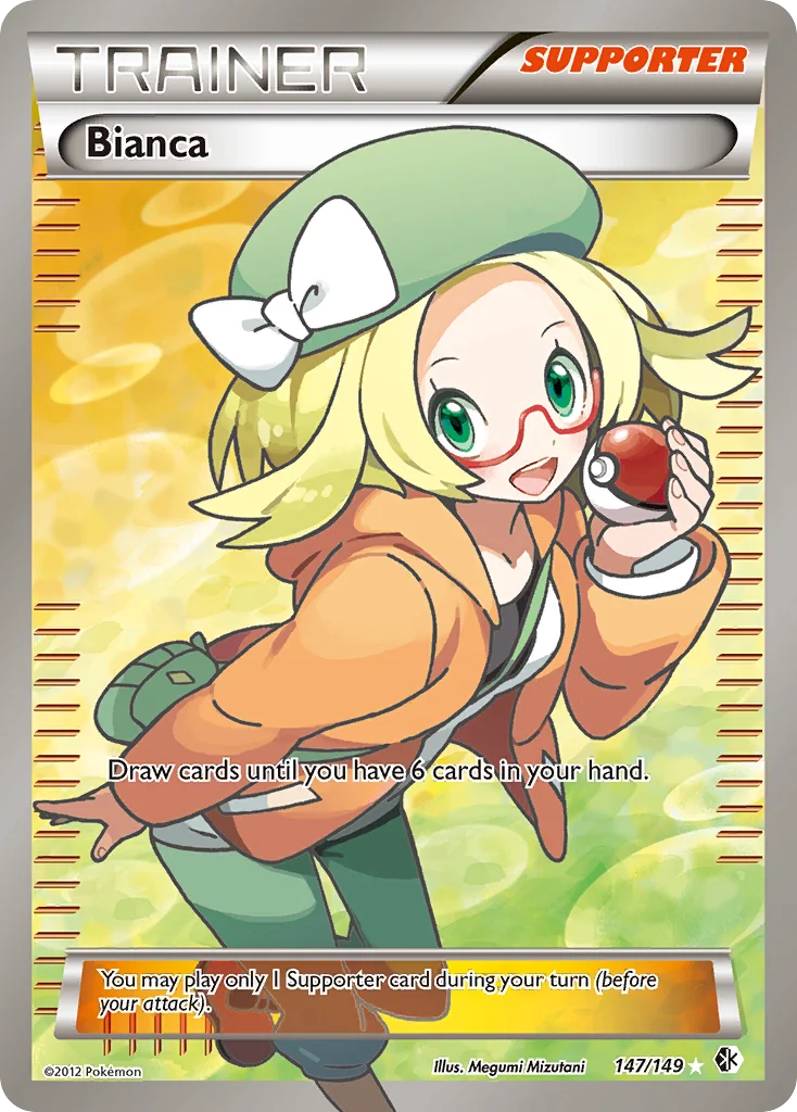 Bianca Pokemon card