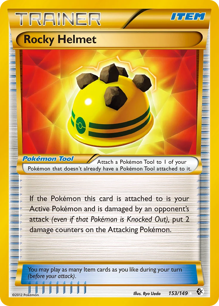 Rocky Helmet Pokemon card