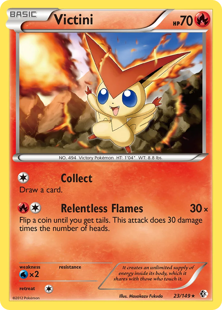 Victini Pokemon card
