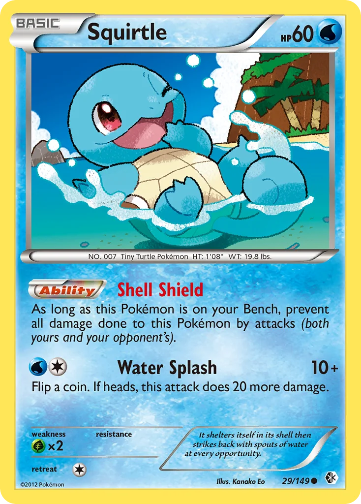 Squirtle Pokemon card