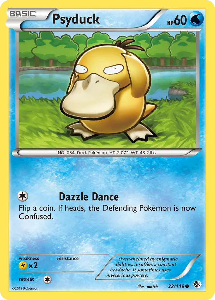 Psyduck Pokemon card