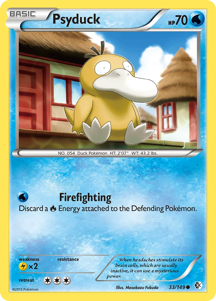 Psyduck Pokemon card