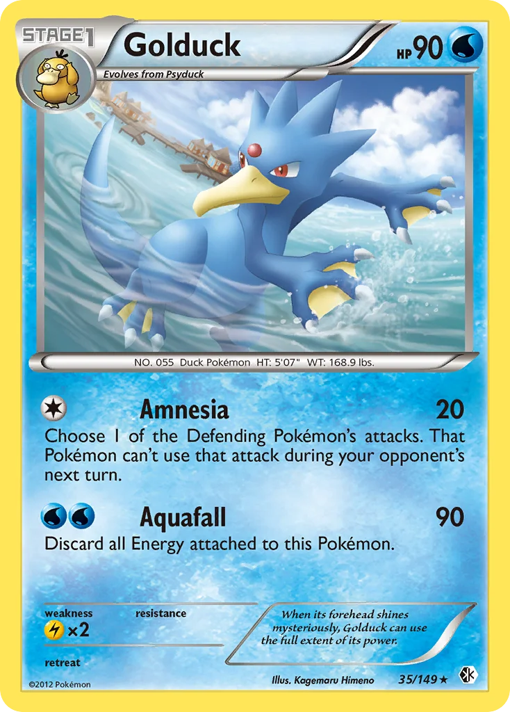 Golduck Pokemon card