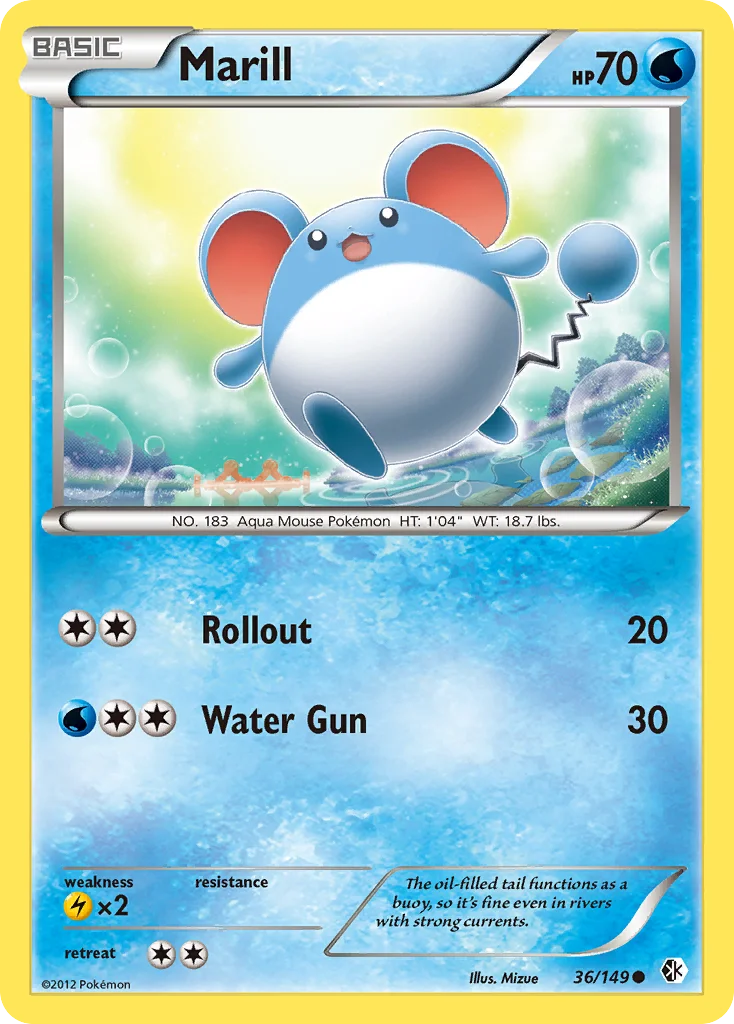 Marill Pokemon card