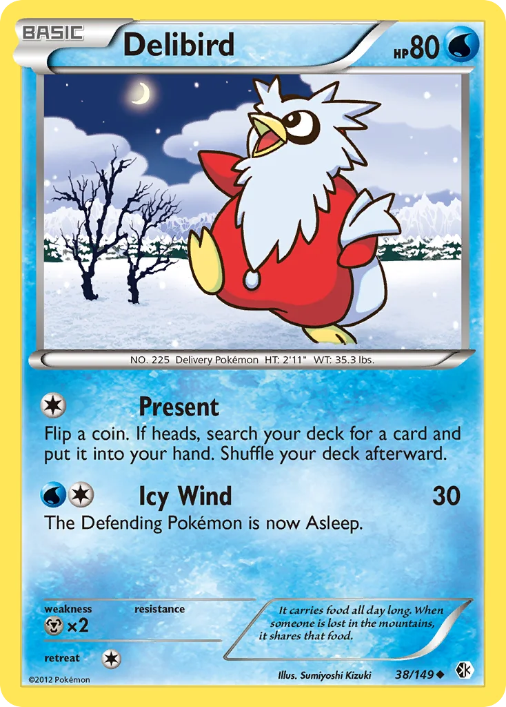 Delibird Pokemon card