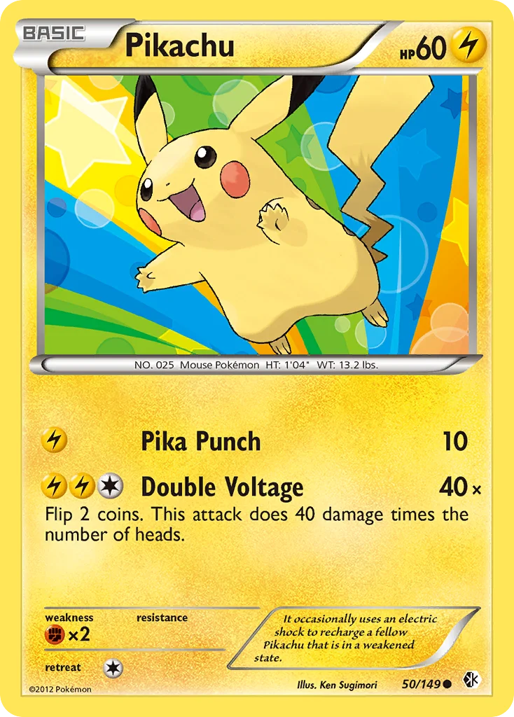 Pikachu Pokemon card