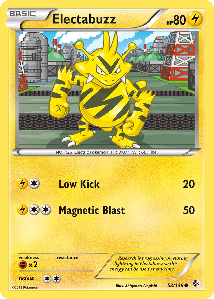 Electabuzz Pokemon card
