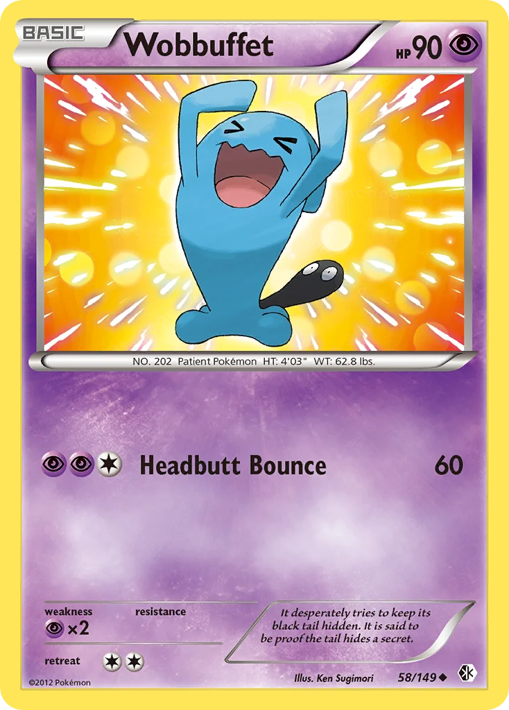 Wobbuffet Pokemon card