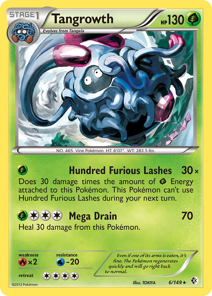 Tangrowth Pokemon card