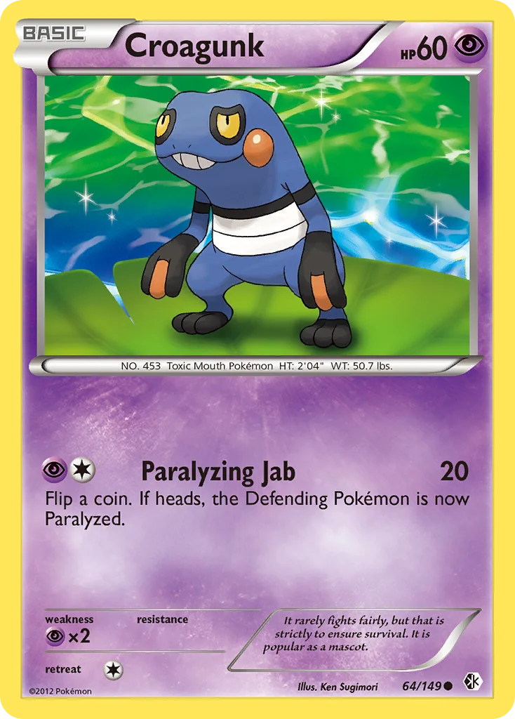 Croagunk Pokemon card