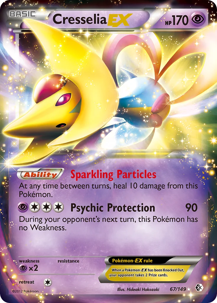 Cresselia-EX Pokemon card