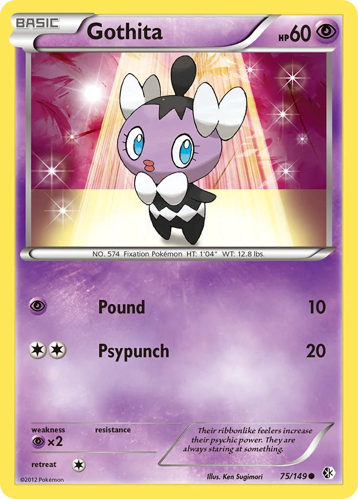 Gothita Pokemon card