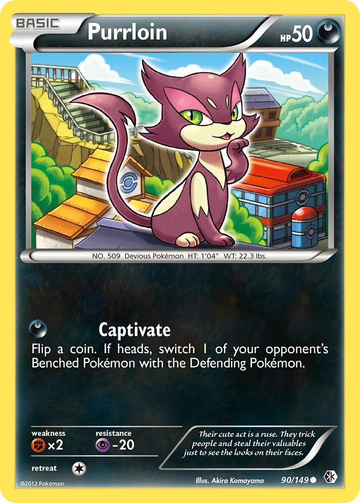 Purrloin Pokemon card