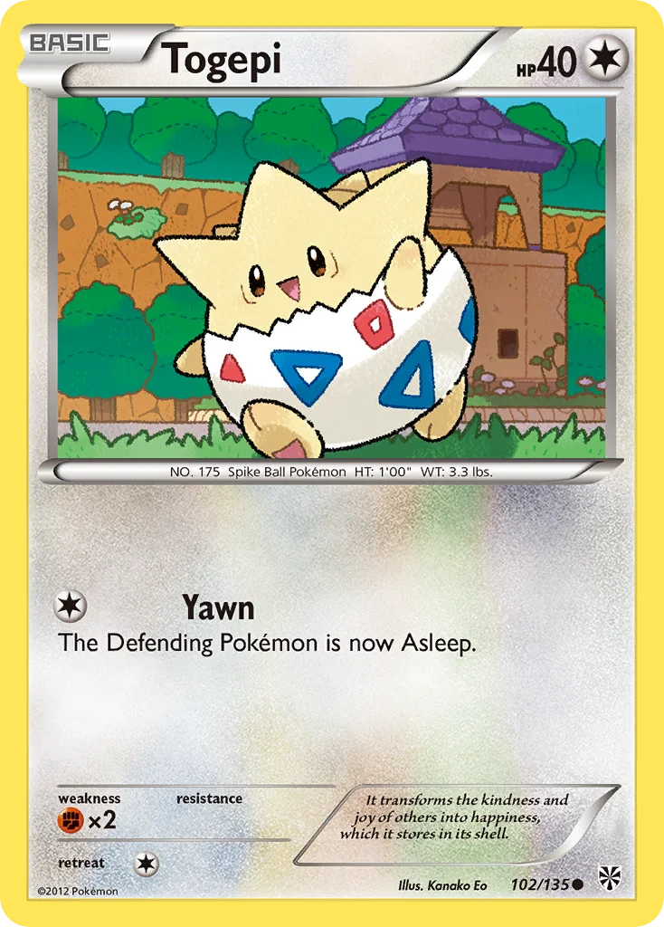 Togepi Pokemon card