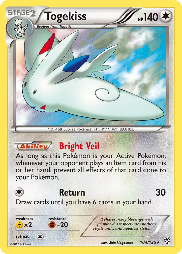 Togekiss Pokemon card
