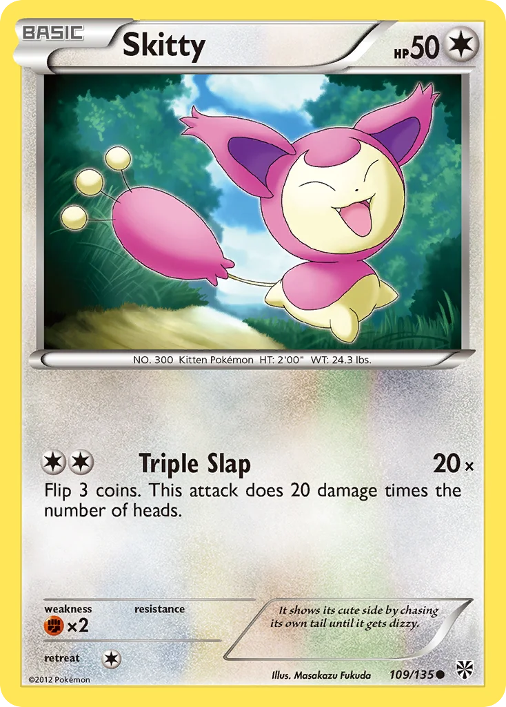 Skitty Pokemon card