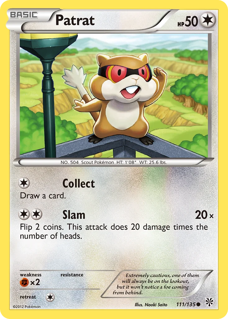 Patrat Pokemon card