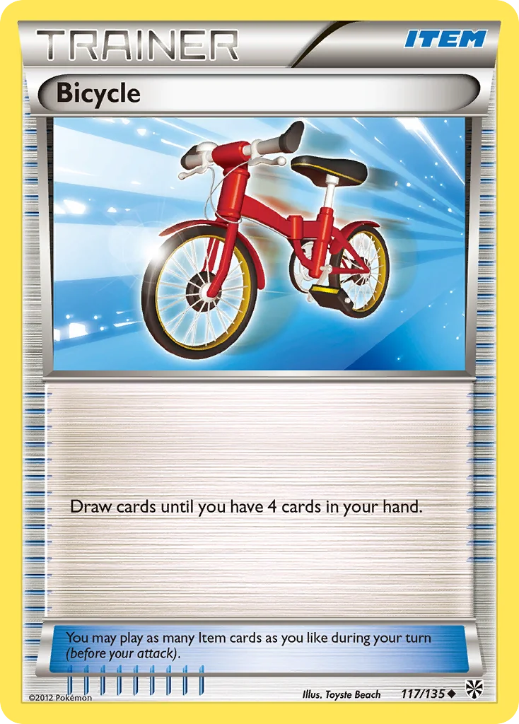 Bicycle Pokemon card