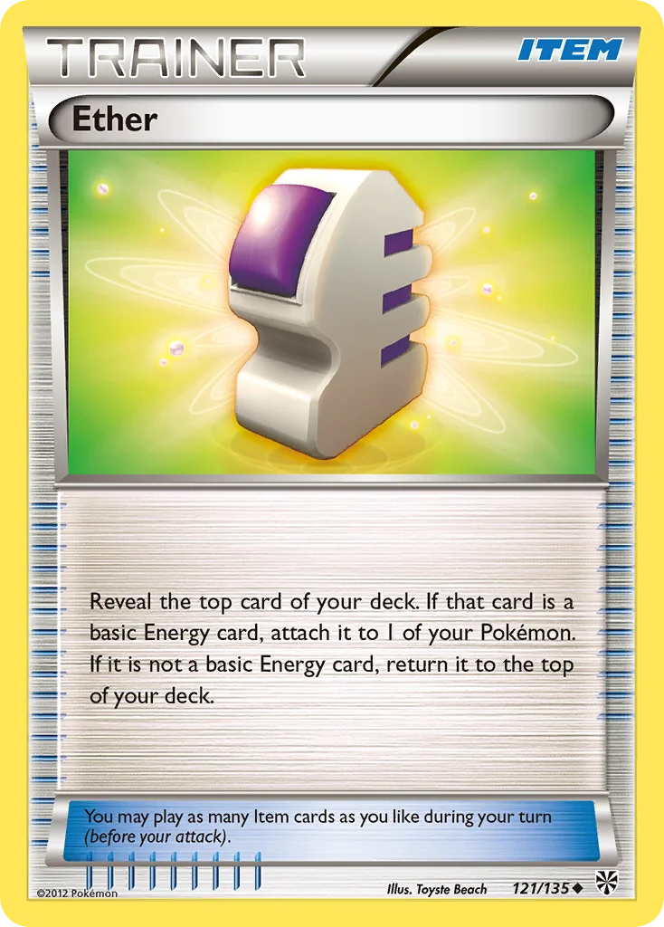 Ether Pokemon card