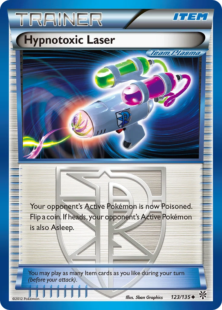 Hypnotoxic Laser Pokemon card