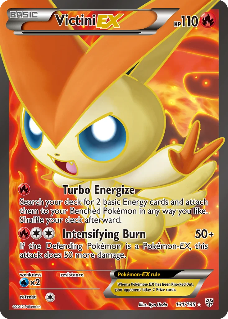 Victini-EX Pokemon card