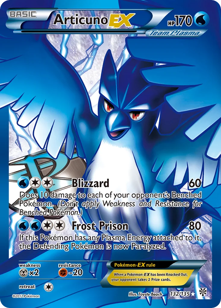 Articuno-EX Pokemon card
