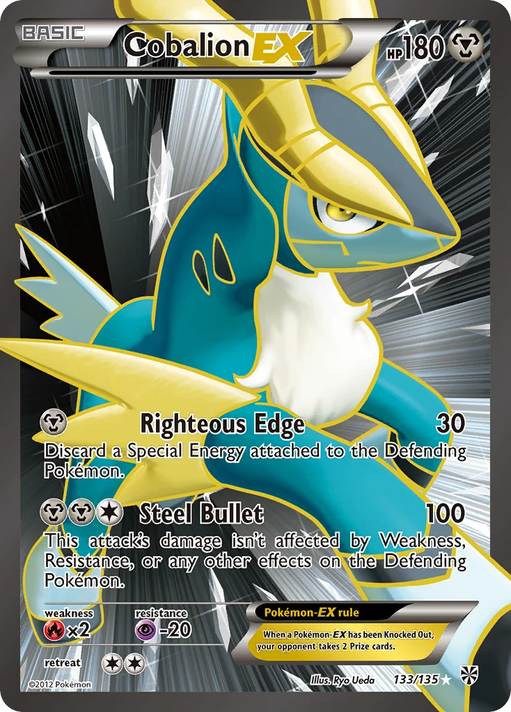 Cobalion-EX Pokemon card