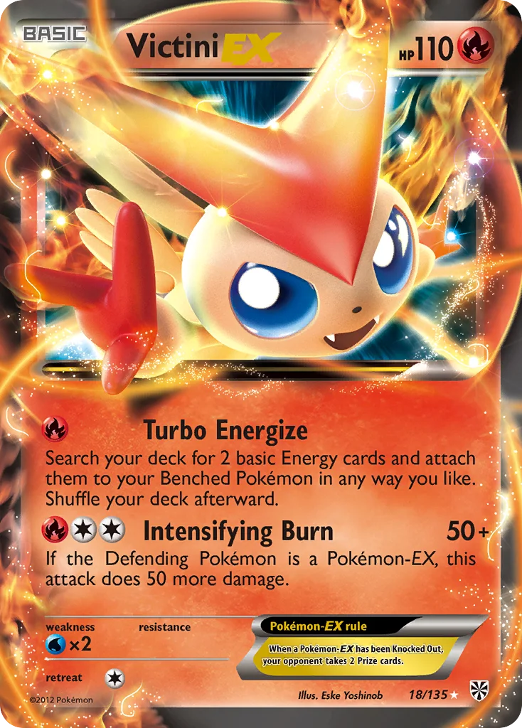 Victini-EX Pokemon card