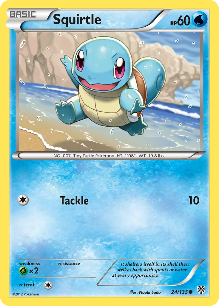Squirtle Pokemon card
