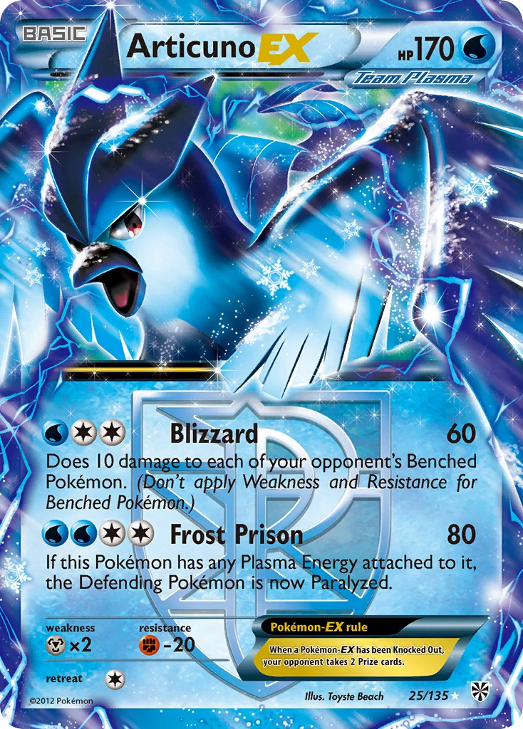 Articuno-EX Pokemon card