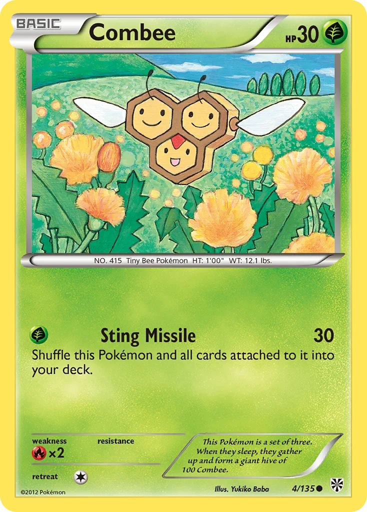 Combee Pokemon card