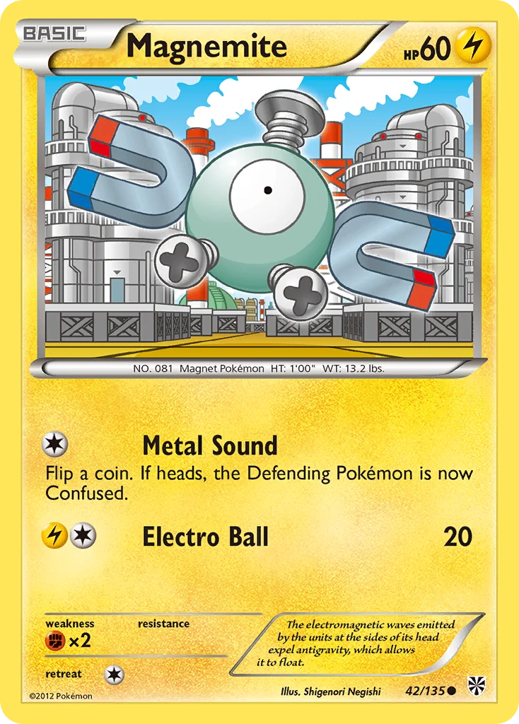 Magnemite Pokemon card