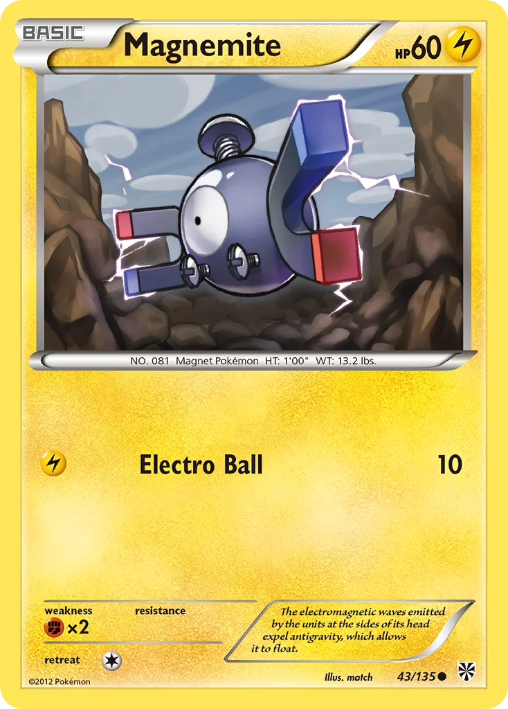 Magnemite Pokemon card