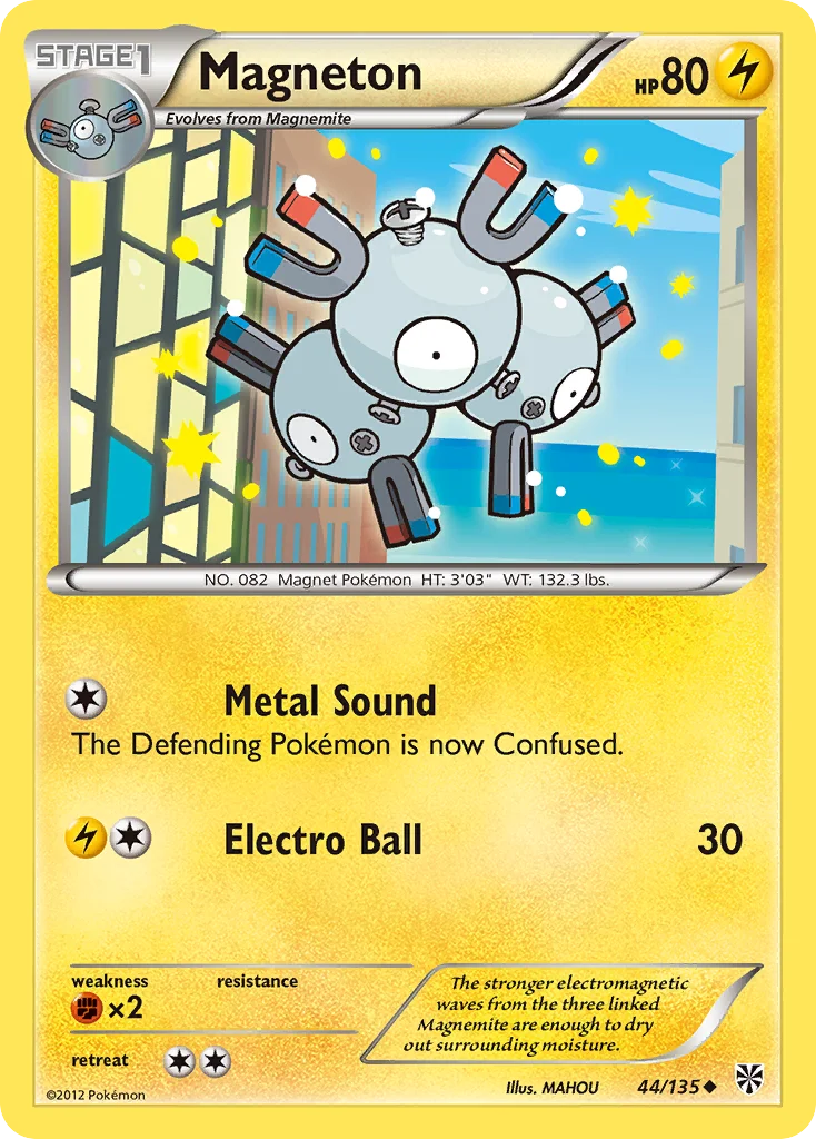 Magneton Pokemon card
