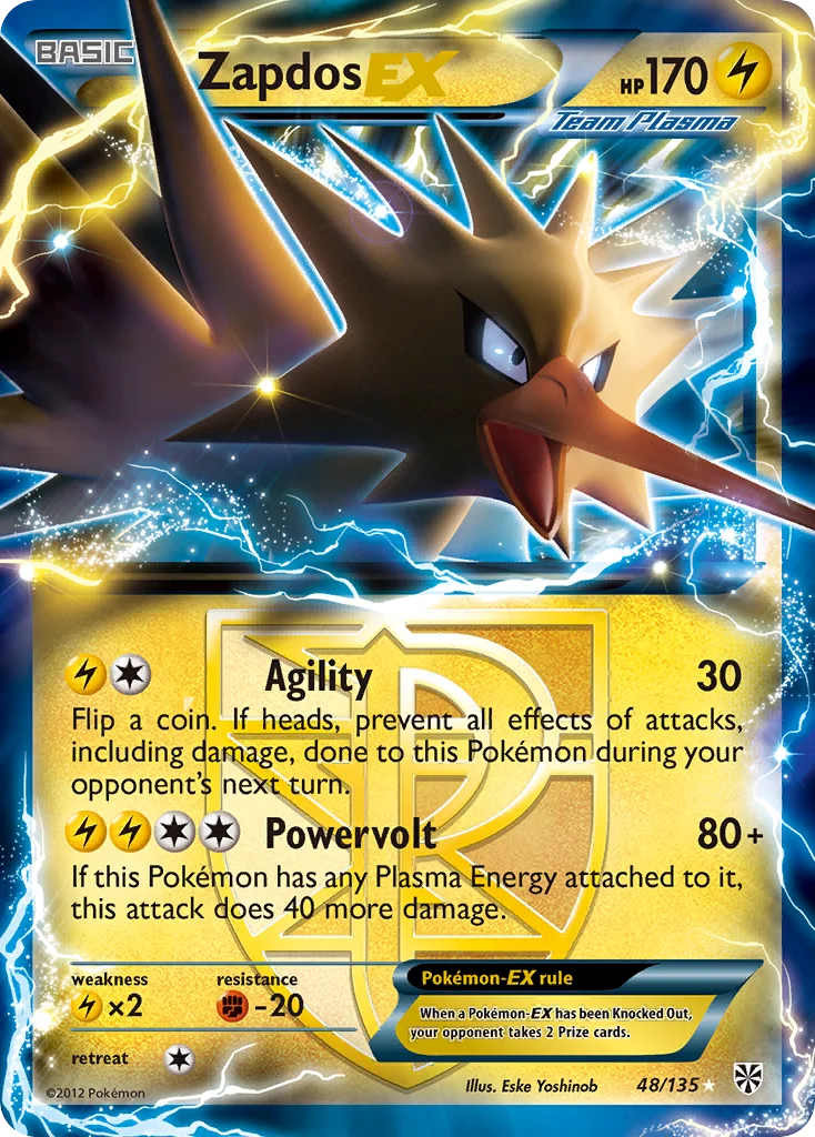 Zapdos-EX Pokemon card