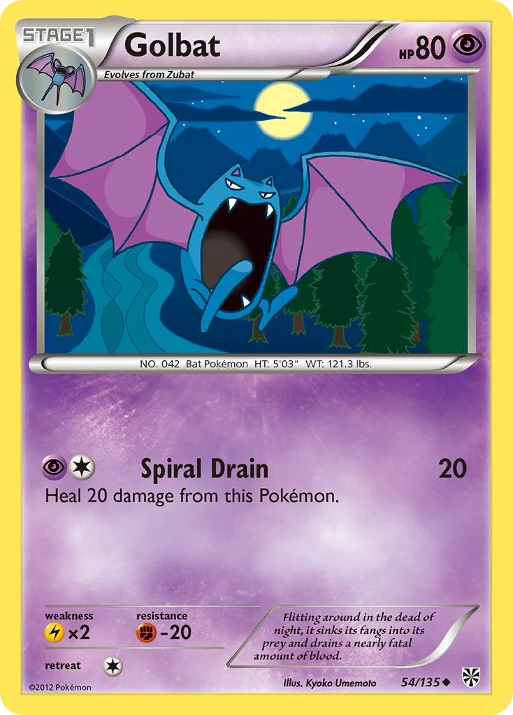 Golbat Pokemon card