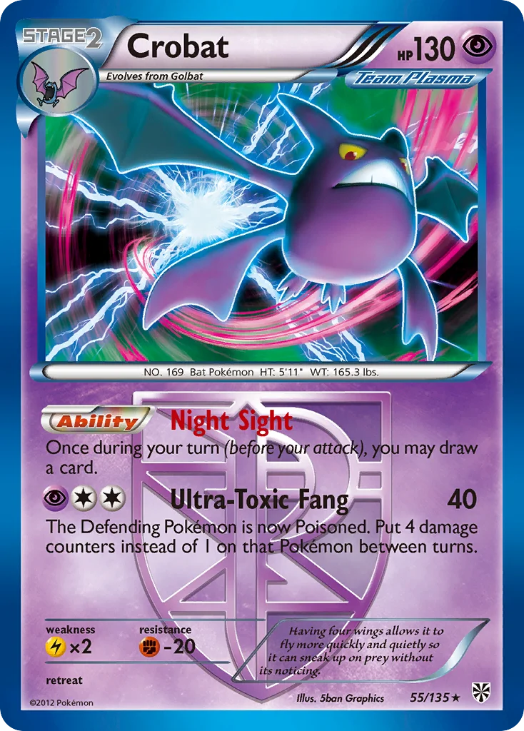 Crobat Pokemon card