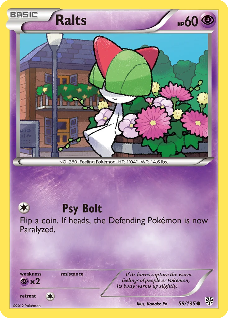 Ralts Pokemon card