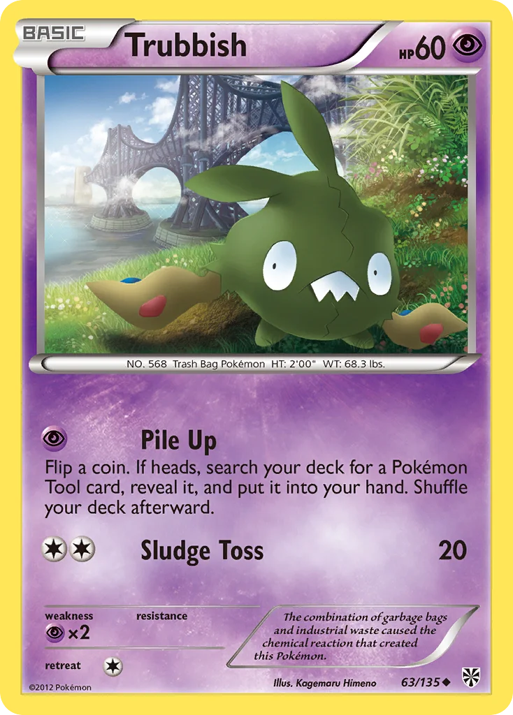 Trubbish Pokemon card
