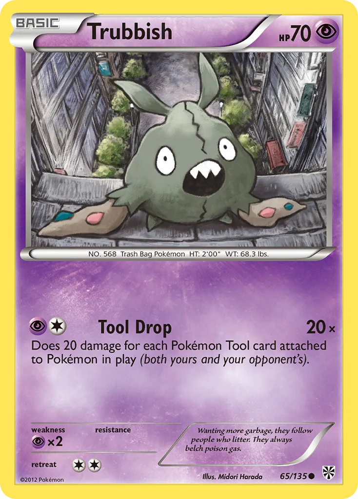 Trubbish Pokemon card