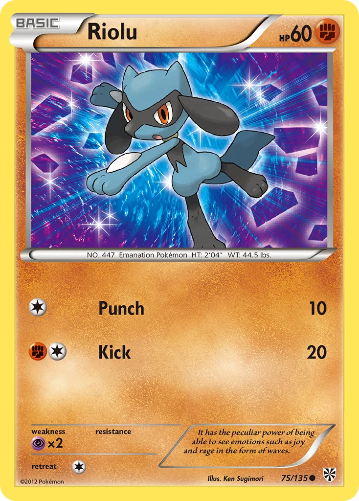Riolu Pokemon card