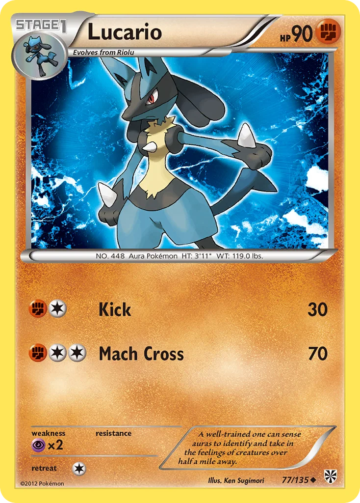 Lucario Pokemon card